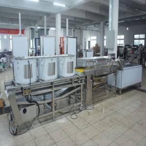 Passionsfrugtrensning og tørring af produktionslinjen