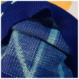 Tilpasset dametøj Loose LETTER Jacquard Striktrøje