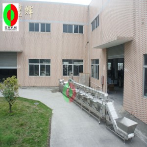 Multifunktionel vegetabilsk vaskemaskine / vegetabilsk vaskemaskine produktionslinje / tre-lags sortering ren vegetabilsk forarbejdning produktionslinje