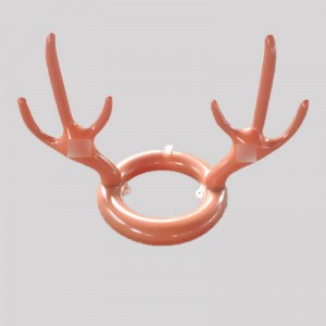 Oppustelig trægren Ring kaste Game Party Props tilbehør