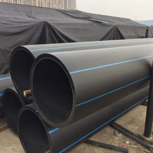 400mm Kina Engros plast HDPE vandrør