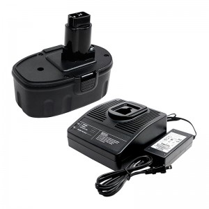 Udskiftning 18V 1300mAh Ni-Cd trådløse borebatterier til Dewalt DC9096, DC725, DE9095
