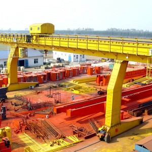L-formede ben Enkeltrins Gantry Crane med vinsch