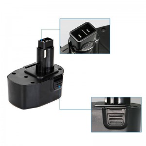 Ni-Mh 14.4V 2000mAh udskiftningsbatteri til trådløs bor DC9091, DE9091, DE9038