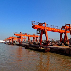 Dobbelt bjælke kran