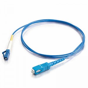LC / SC Plenum-Rated 9/125 Simplex enkelt-mode Fiber Patch-kabel