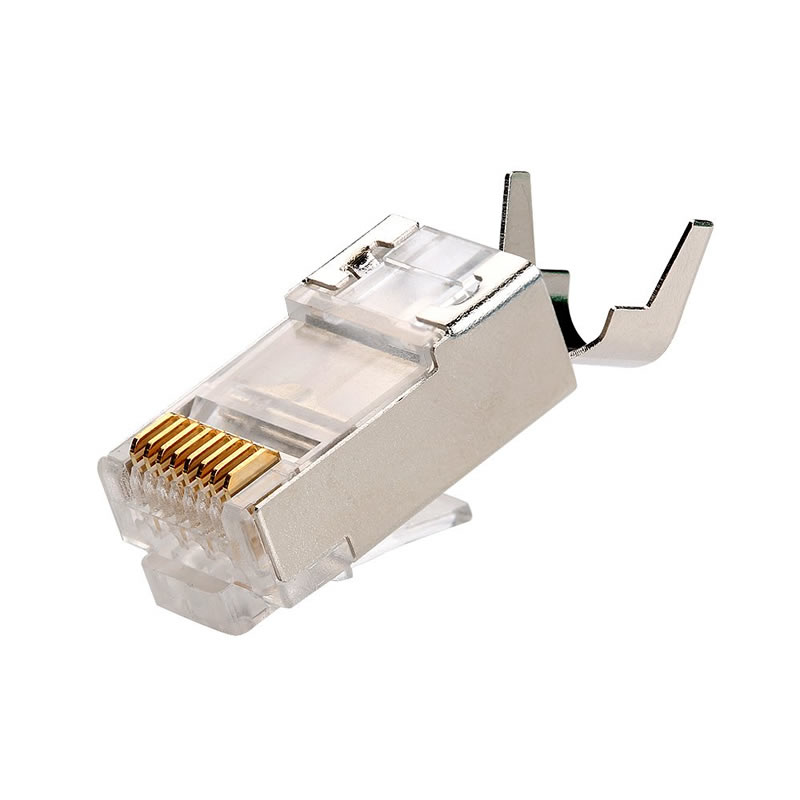 RJ45-stik CAT7 Crimp Ethernet-stik STP Modular