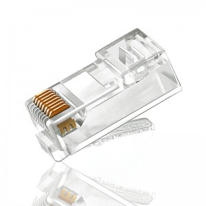 CAT5 CAT5E CAT6 stik 8P8C UTP forgyldt Ethernet krystalhoved