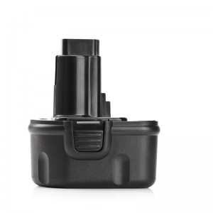 Ni-Mh 12V 3000mAh genopladelige el-værktøjsbatterier til Dewalt DE9072, DE9074, DE9075