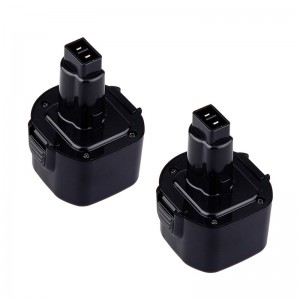 9,6V 1700mAh Ni-Cd genopladeligt borebatteri til Dewalt DE9062, DW9061, DW9062