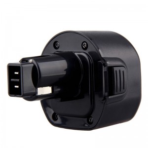 Ni-Mh 9.6V 2000mAh batteribatteri til udskiftning af boremaskiner til Dewalt DE9062, DW9061, DW9062