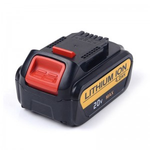 Li-ion 4000mAh 20V udskiftningsbatteri-batteri til Dewalt DCB180, DCB181, DCB182