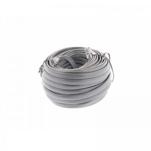 RJ12 6 Ledende tværbundet modulært telefonkabel