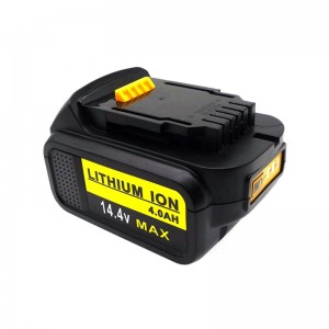 Li-ion 14.4V 4000mAh Udskift batteridrevne bore-batterier til Dewalt DCB140