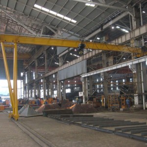 Semi-enkelt bjælke Gantry Crane