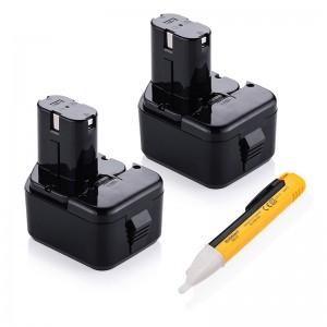 EB1215, EB1214S, EB1220HS Ni-Cd 2000mAh 12V udskiftning, trådløst borebatteri