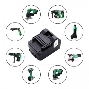 Li-ion 14.4V 4000 mAh udskiftning trådløse batterier til Hitach BSL1430, BSL1440 Elværktøj