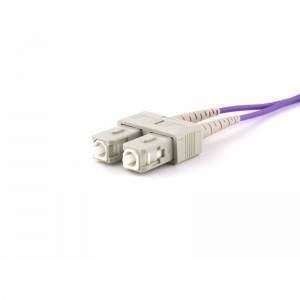 Multimode Duplex OM4 Fiber Optic Patch-kabel (50/125) - LC til SC