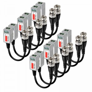 Mini CCTV BNC Video Balun Transceiver Kabel