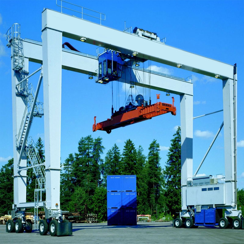 Gummidækcontainer Gantry Crane (RTG Crane)