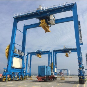 Gummidækcontainer Gantry Crane (RTG Crane)
