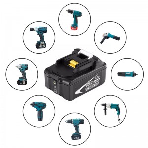 Li-ion 18V 6000mAh udskiftningsbatteripakker Trådløse boremaskiner til Makita BL1850, 194205-3, 194309-1