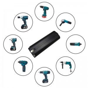 Ni-Cd 7.2V 1300mAh genopladelige batterier til Makita 7000, 7002, 7033 elværktøj