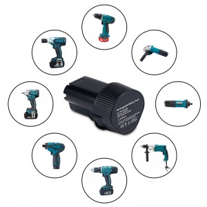 Udskiftning 10,8V 2000 mAh Li-ion trådløst værktøjsbatteri til Makita 194550-6, 194551-4