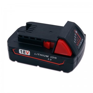 Lithium Ion 18V 2000mAh el-værktøj Batteriudskiftningsceller til Milwaukee 48-11-1840 M18