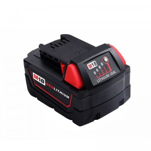 Li-ion 6000mAh 18V udskiftningsbatterier til Milwaukee 48-11-1840 M18 elektriske bor
