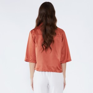 Normal Design Sheer Casual Damebluse til kvinde JCGJ190315020