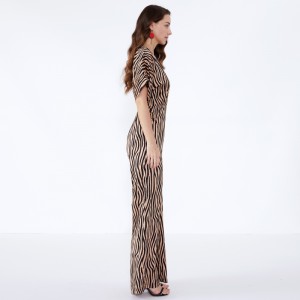 Party Nordic Way Voksen Tiger Stripe Jumpsuit i høj kvalitet JCGJ190315073
