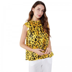 Marmor Print Halter Off Shoulder Kvinder Sexet vest toppe SI5118