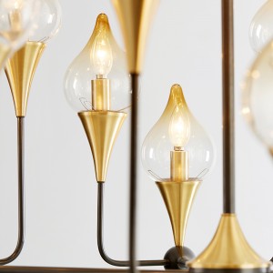 Nordic Modern Creative Iron Personality Glassekrone