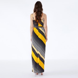 Kjole 2019 mode damer kan lide lang længde sommer sexet kvinder kjole