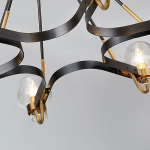 Simpel Boutique Glas Jern Stue Restaurant Hotel Chandelier Km2146