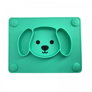 varmt silikone greb parabol Silikone baby placemat sugeplade