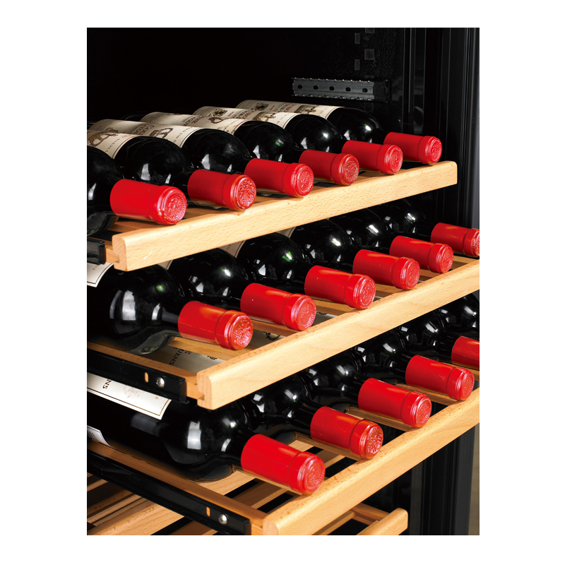 Kroningsserie højeffektiv kompressor vin køler frostfri 175W direkte køle drikkevare-udstillingsvindue