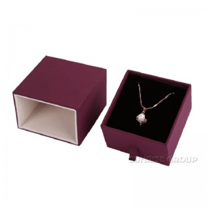 High-end brugerdefinerede håndlavede smykker papir kasse papir taske