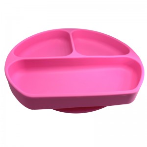 Varmt produkt Skridsikkert sugekop silikone babyplader Baby Bordplacemat