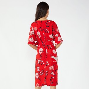 Seneste mønstre Damer brugerdefineret et stykke kvinder sommer strik kjole