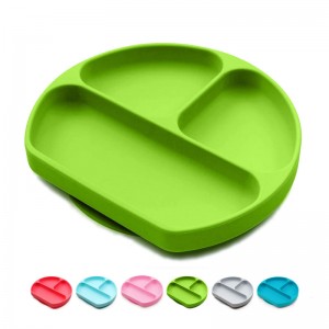 Fabrik engros mikrobølgeovn Safe Toddler Baby silikone opdelt plade