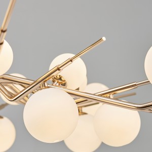 Ny moderne metal kreativ personlighed Hotel Villa Chandelier Km2130