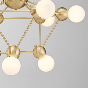 Nyt glas Simple Art Metal Personality Fashion Lysekrone Km2134