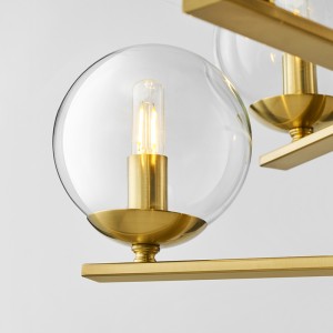 Moderne kunstdesign stue mode glaskuglelysekrone Km2131