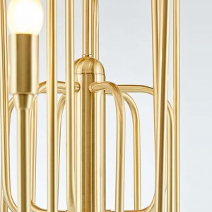 Simple Nordic Creative Iron Hotel Home lysekrone Km2124