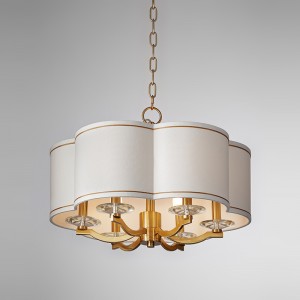 Moderne minimalistisk rund dekorativ soveværelsestolekrone Km2119