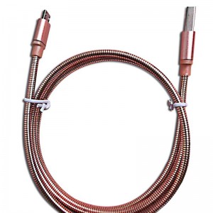 Mikro til usb Bellows Rør datakabel