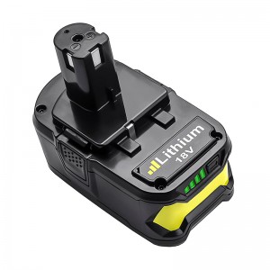 Ryobi P105, P106, P107, P108i 18V 3000mAh Li-ion-udskiftningsbatterier Batterier, der ikke er udstyret