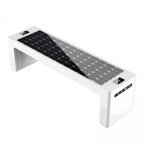 Hot Sale Udemøbler USB-telefonoplader Solar Powered Smart Metal Bench